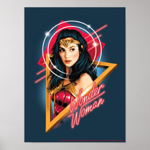 Póster WW84  Maravilla de caracteres de onda inversa de m
