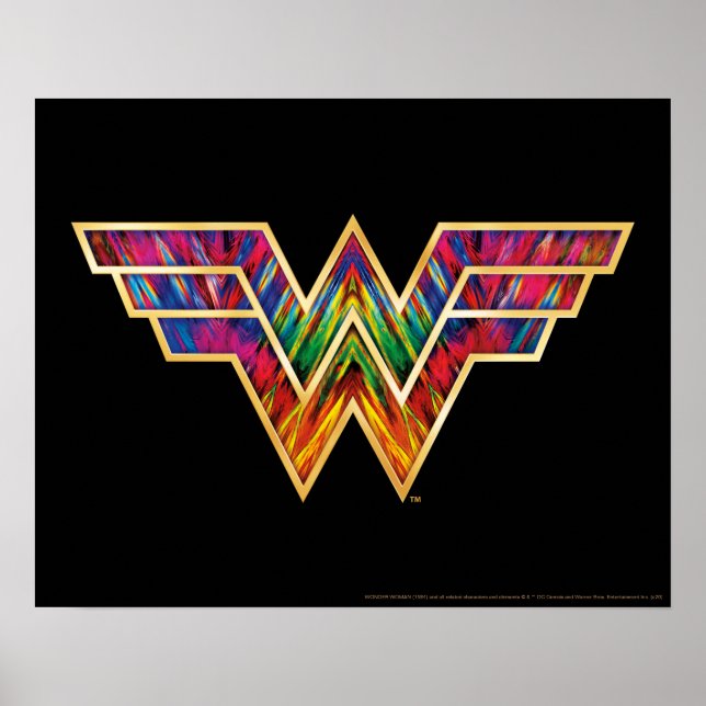 Póster WW84 | Wonder Woman Kaleidoscope Logo (Frente)