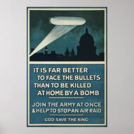 Póster WWI poster de reclutamiento del Ejército Británico