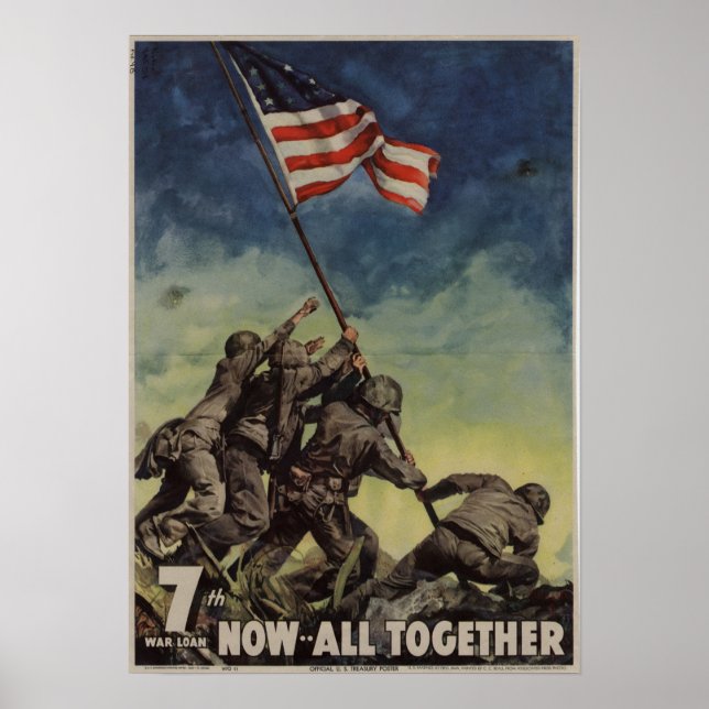 Póster WWII Now All Together (Frente)