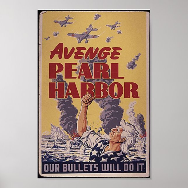 Póster WWII pearl harbor poster (Frente)