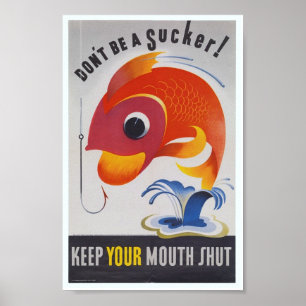 Póster WWII  propaganda poster