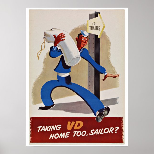 Póster WWII VD - Patriotismo vintage (Frente)
