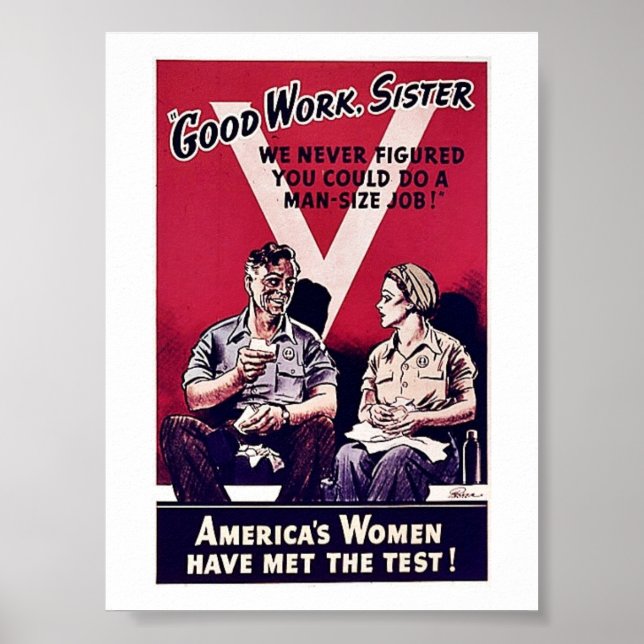 Póster Wwii Women (Frente)