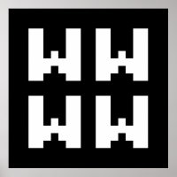 WWWW | LOL Poster de argot de Internet japonés