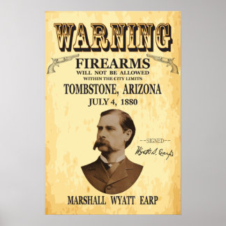 Póster Wyatt Earp Guay Fab Tombstone