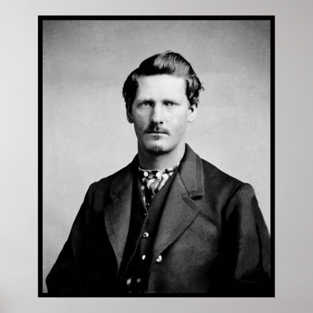 Póster Wyatt Earp Sheriff Tombstone Old West (Frente)