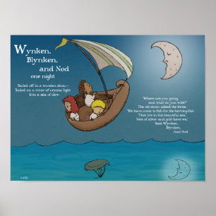 Póster Wynken, Blynken y Nod