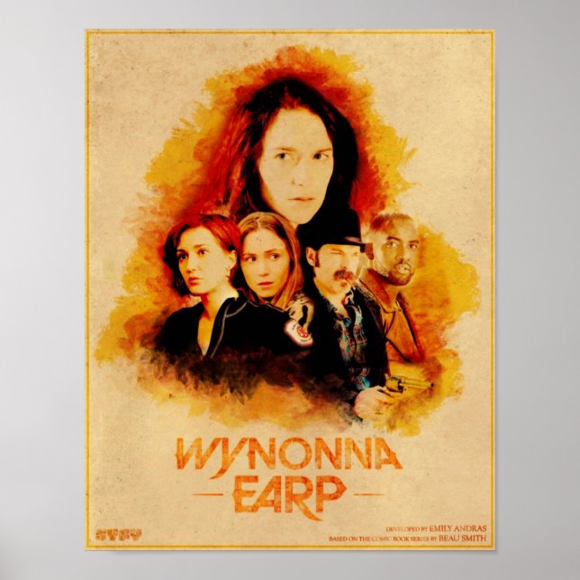 Póster Wynonna Earp Western Style Cast 2 (Frente)