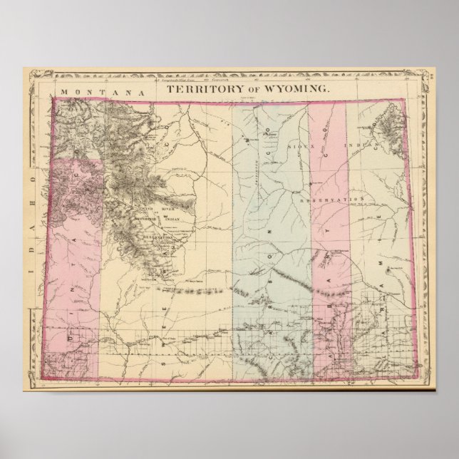 Póster Wyoming (Frente)