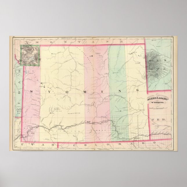 Póster Wyoming 3 (Frente)