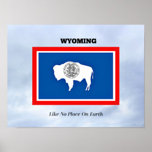Póster Wyoming, Como Ningún Lugar En La Tierra