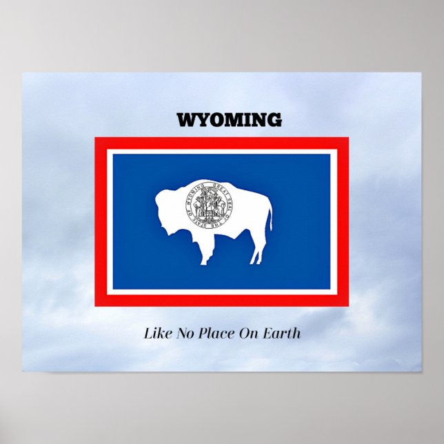 Póster Wyoming, Como Ningún Lugar En La Tierra (Frente)