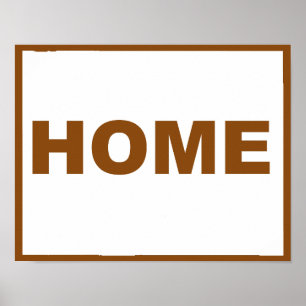 Póster Wyoming Hogar Lejos Del Rótulo Del Poster Estatal