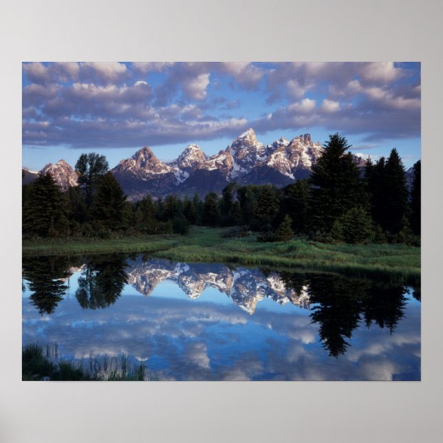 Póster Wyoming, Parque Nacional del Gran Tetón 4 (Frente)