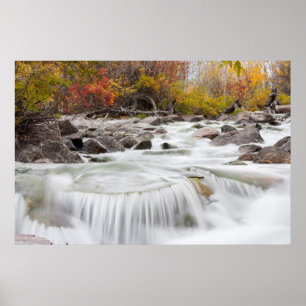 Póster Wyoming, Sublette County, Pine Creek flowing