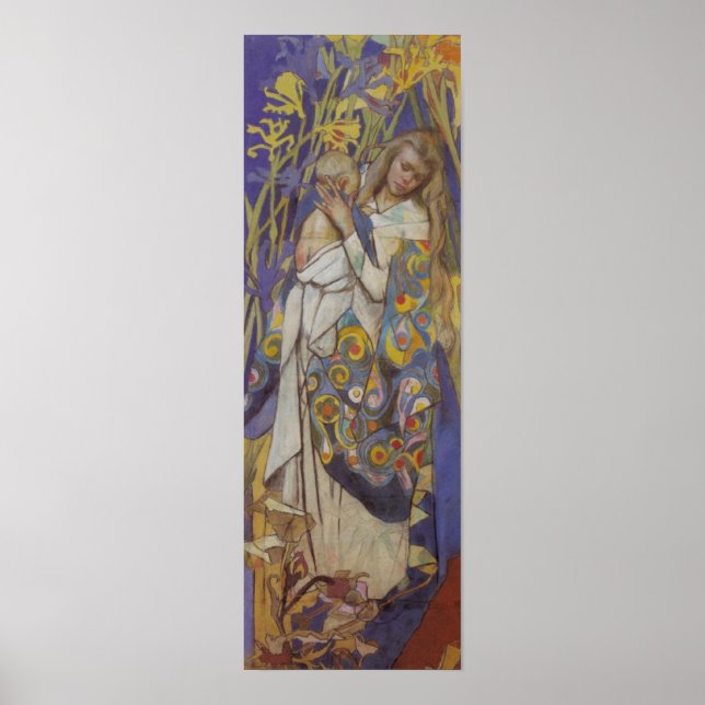 Póster Wyspianski, Caritas (Madonna y el niño), 1904 (1) (Frente)