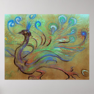 Póster Wyspianski, Peacock, 1897