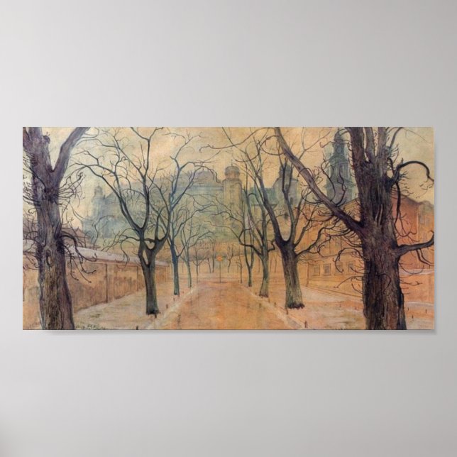 Póster Wyspianski, Planty Park at Dawn, 1894 (Frente)