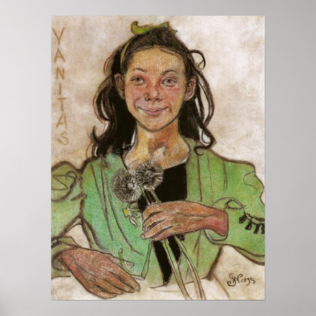 Póster Wyspianski, Vanitas, 1895 (Frente)