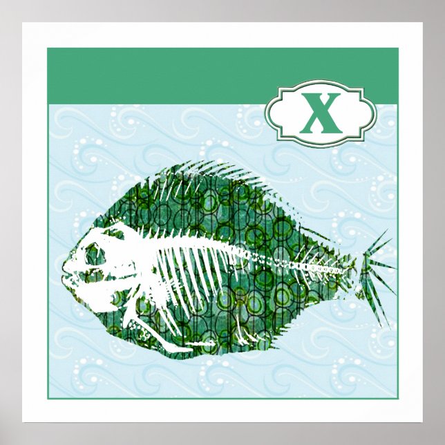 Póster X es para peces de rayos X (Frente)