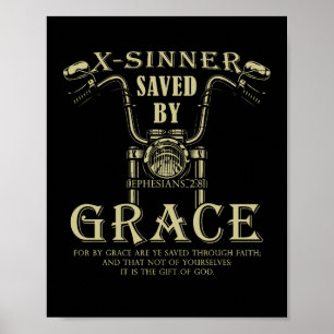 Póster X-Sinner salvado por la motocicleta Grace Christia