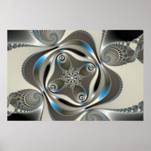 Póster xChrome - Fractal