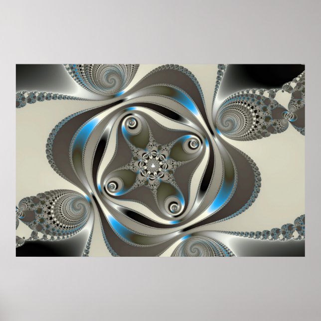 Póster xChrome - Fractal (Frente)