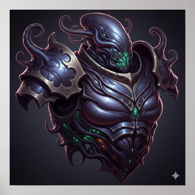 Póster Xeno Art Armor (Frente)