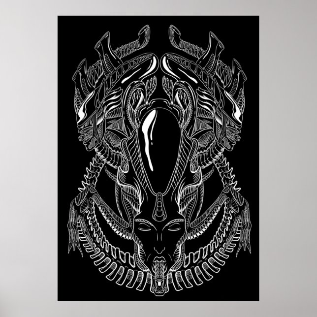 Póster Xenomorph Alien HR Giger (Frente)