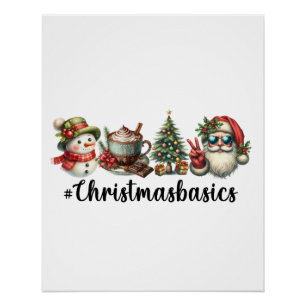 Póster Xmas Gift Christmasbasis
