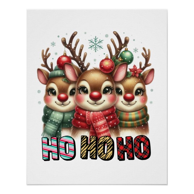 Póster Xmas Gift Ho Ho (Anverso)