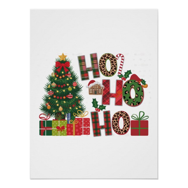 Póster Xmas Gift Ho Ho (Anverso)