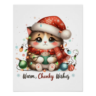Póster Xmas Gift Warm Chonky Wiers