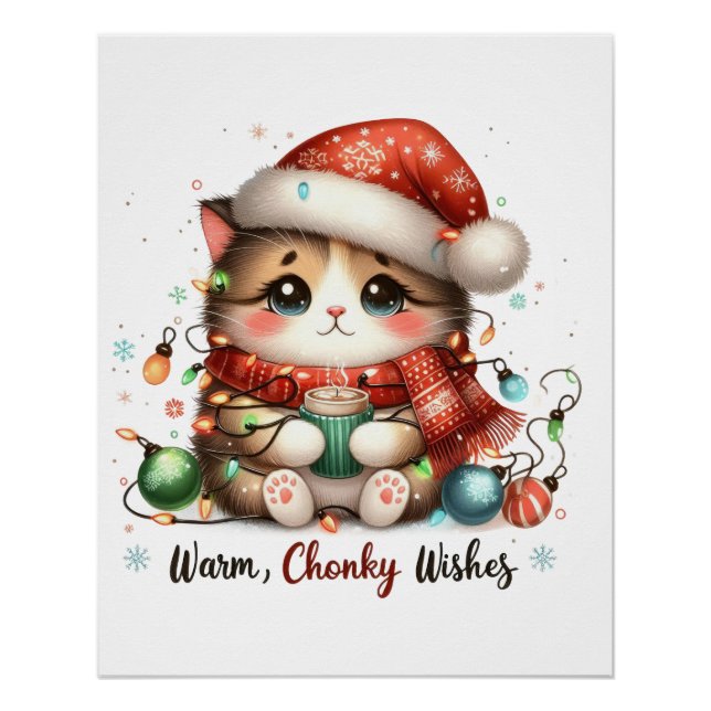 Póster Xmas Gift Warm Chonky Wiers (Anverso)