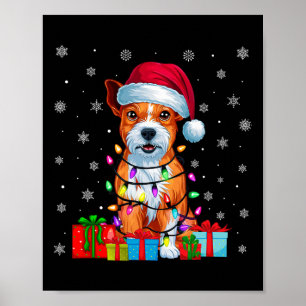 Póster Xmas Ilumina American Staffordshire Terrier Dog Ch