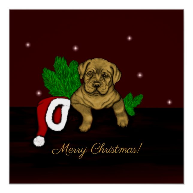 Póster XMas Puppy (Anverso)