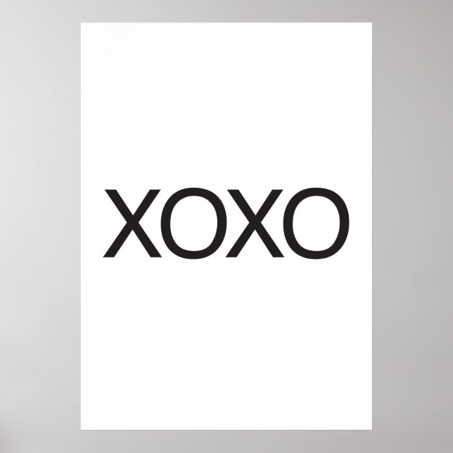 Póster xoxo (Frente)