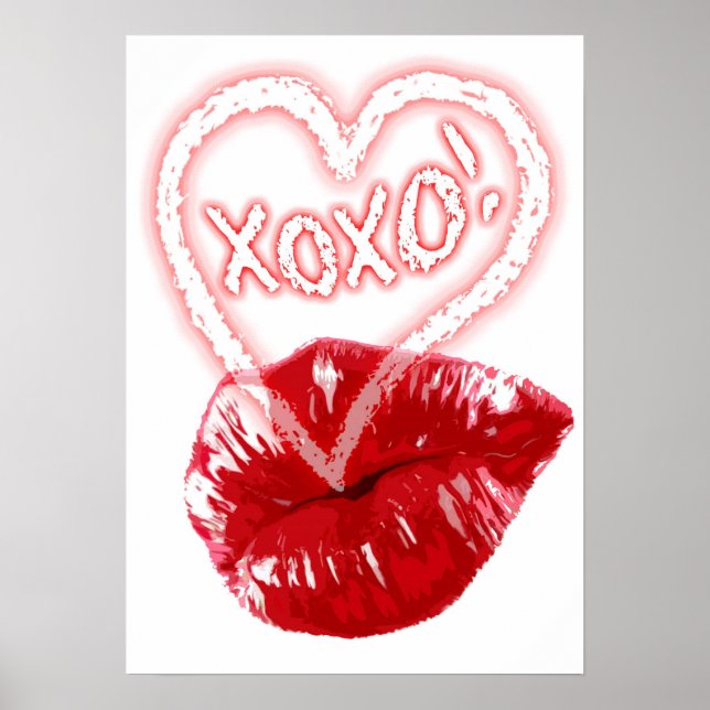 PÓSTER XOXO - LIPS (Frente)