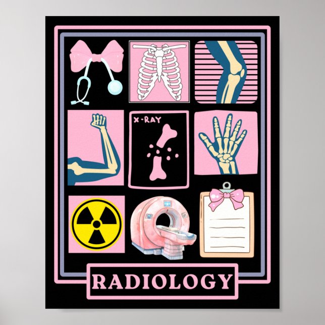 Póster Xray Rad Tech Radiology Healthcare Appreciation Te (Frente)