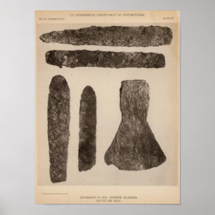 Póster XV instrumentos del hierro, tan California