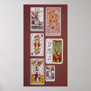 Póster XVI la torre de la destrucción