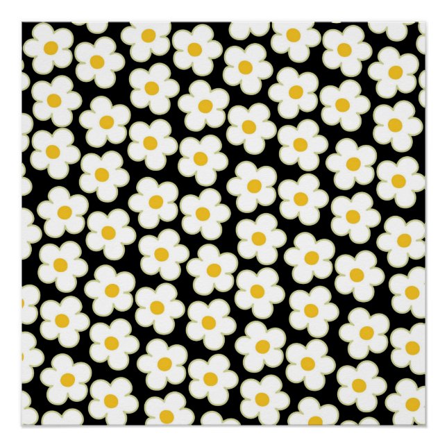 Póster Y2K negrita Flor salvaje vibrante arte de primaver (Anverso)