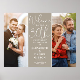 Póster Y ahora 2 foto de cartel de bienvenida de 30 años