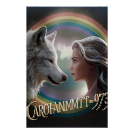 Poster y arte artístico de la pared de tela en bla