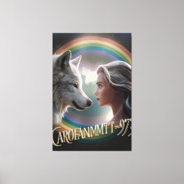 Poster y arte artístico de la pared de tela en bla