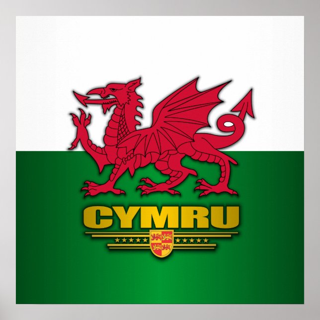 Póster Y Ddraig Goch (Frente)