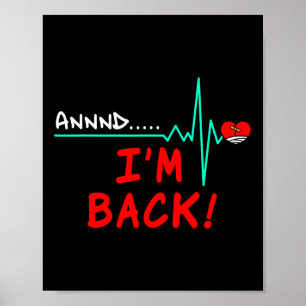 Póster Y de nuevo cirugía de corazón abierto Regalo de tr