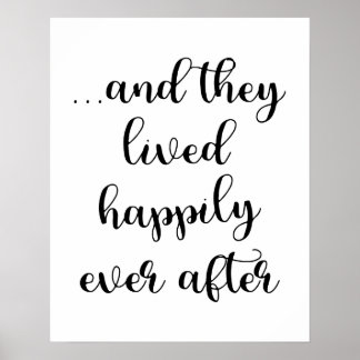 Póster ...Y Ellos Vivían Felices Siempre Después De Un Po