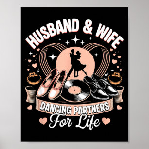 Póster Y Esposo Esposa Parejas de Baile Vida